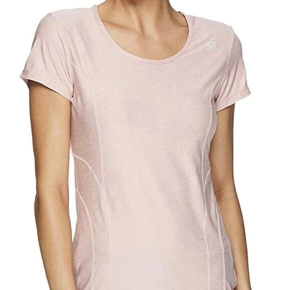 Reebok Fitted Reversed Marled T-Shirt Size L - Picture 1 of 5